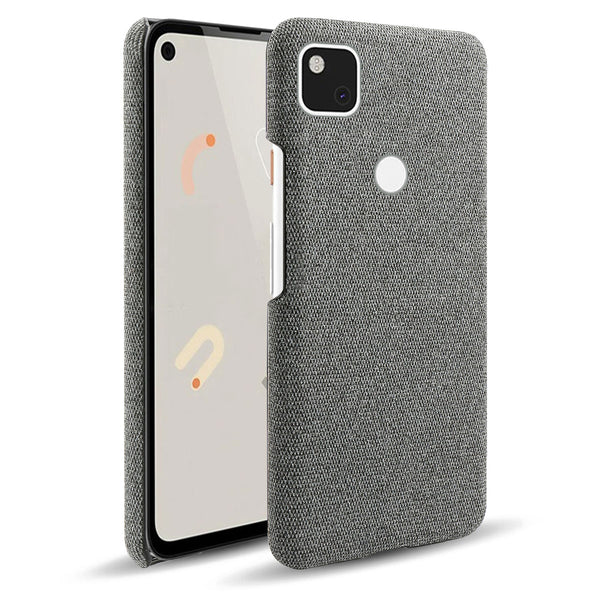 KSQ for Google Pixel 4a Soft Cloth Coated Hard PC Shockproof Protective Cover