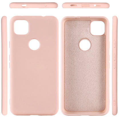 Soft Liquid Silicone Mobile Phone Case for Google Pixel 4a