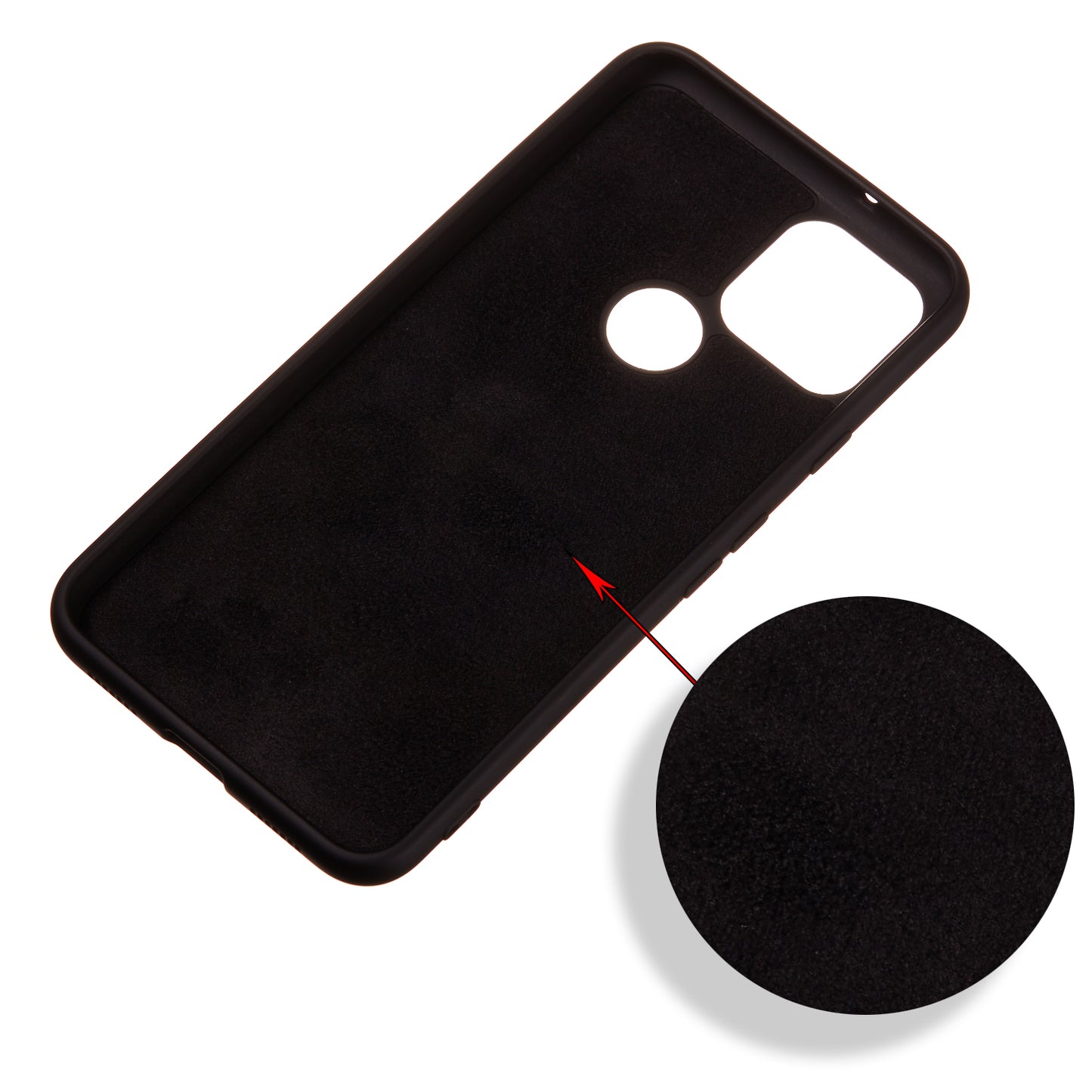 For Google Pixel 4a 5G/Pixel 5XL Shockproof Anti-scratch Anti-dust Liquid Silicone Phone Cover Phone Case