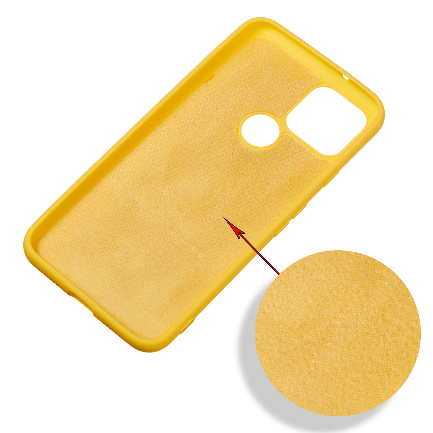 For Google Pixel 4a 5G/Pixel 5XL Shockproof Anti-scratch Anti-dust Liquid Silicone Phone Cover Phone Case