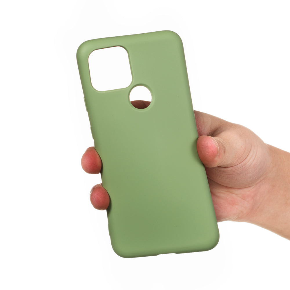 For Google Pixel 4a 5G/Pixel 5XL Shockproof Anti-scratch Anti-dust Liquid Silicone Phone Cover Phone Case