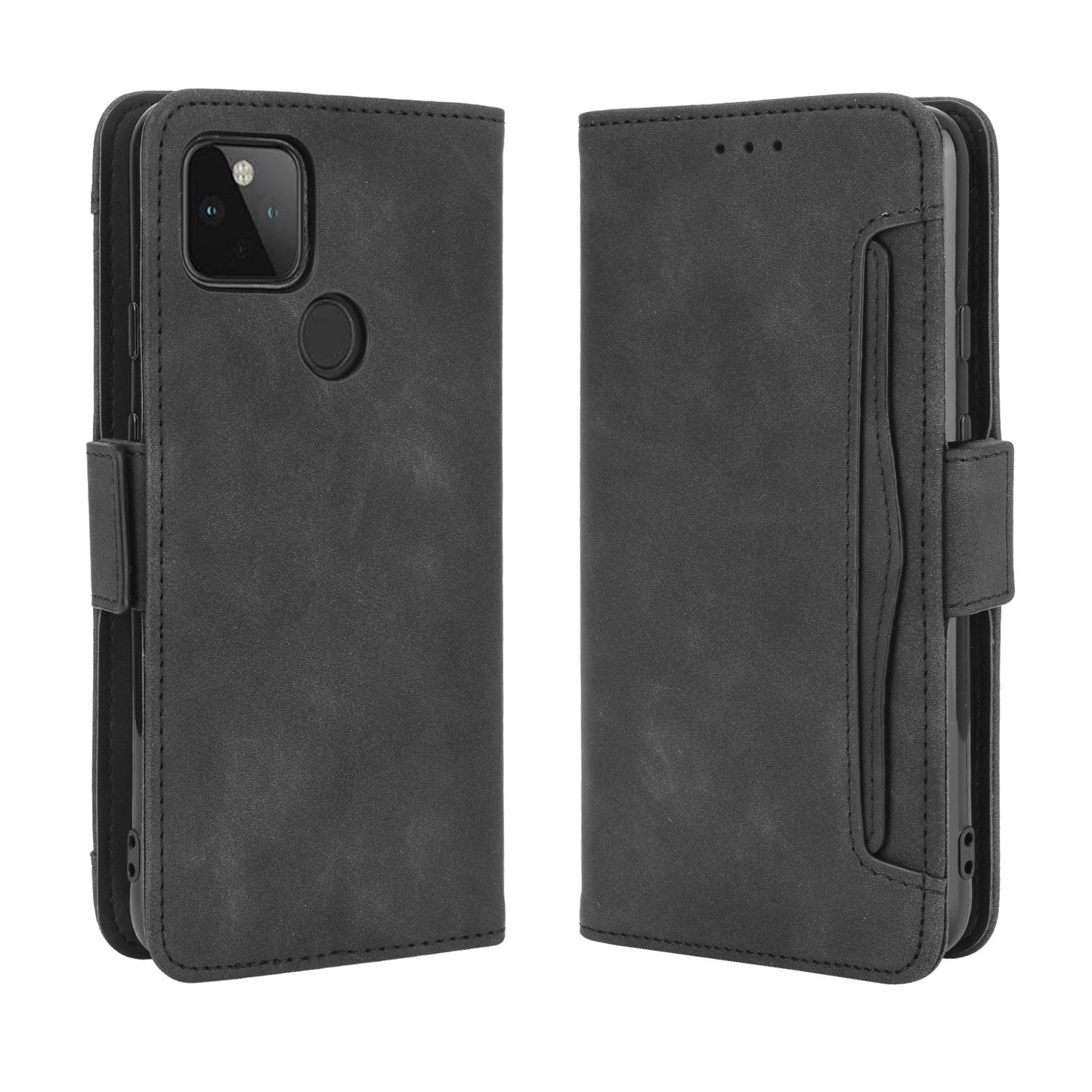 Multi-slot Leather Case Wallet Stand Cover Protector for Google Pixel 4a 5G
