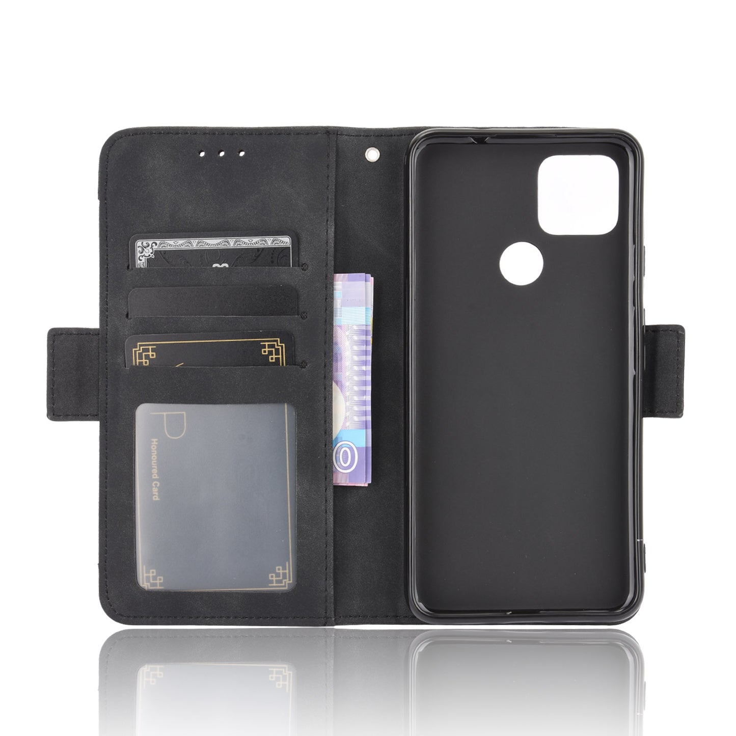 Multi-slot Leather Case Wallet Stand Cover Protector for Google Pixel 4a 5G