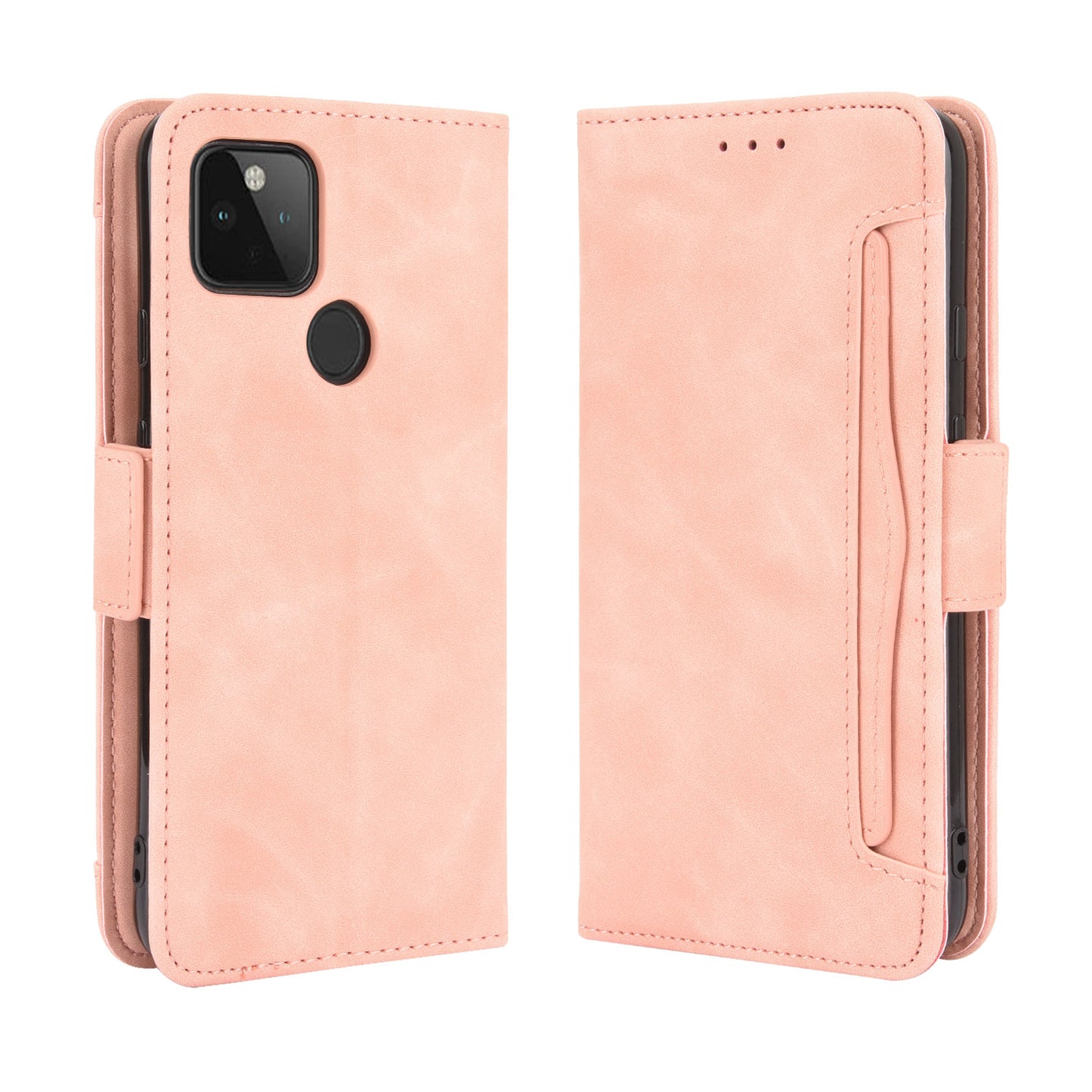 Multi-slot Leather Case Wallet Stand Cover Protector for Google Pixel 4a 5G
