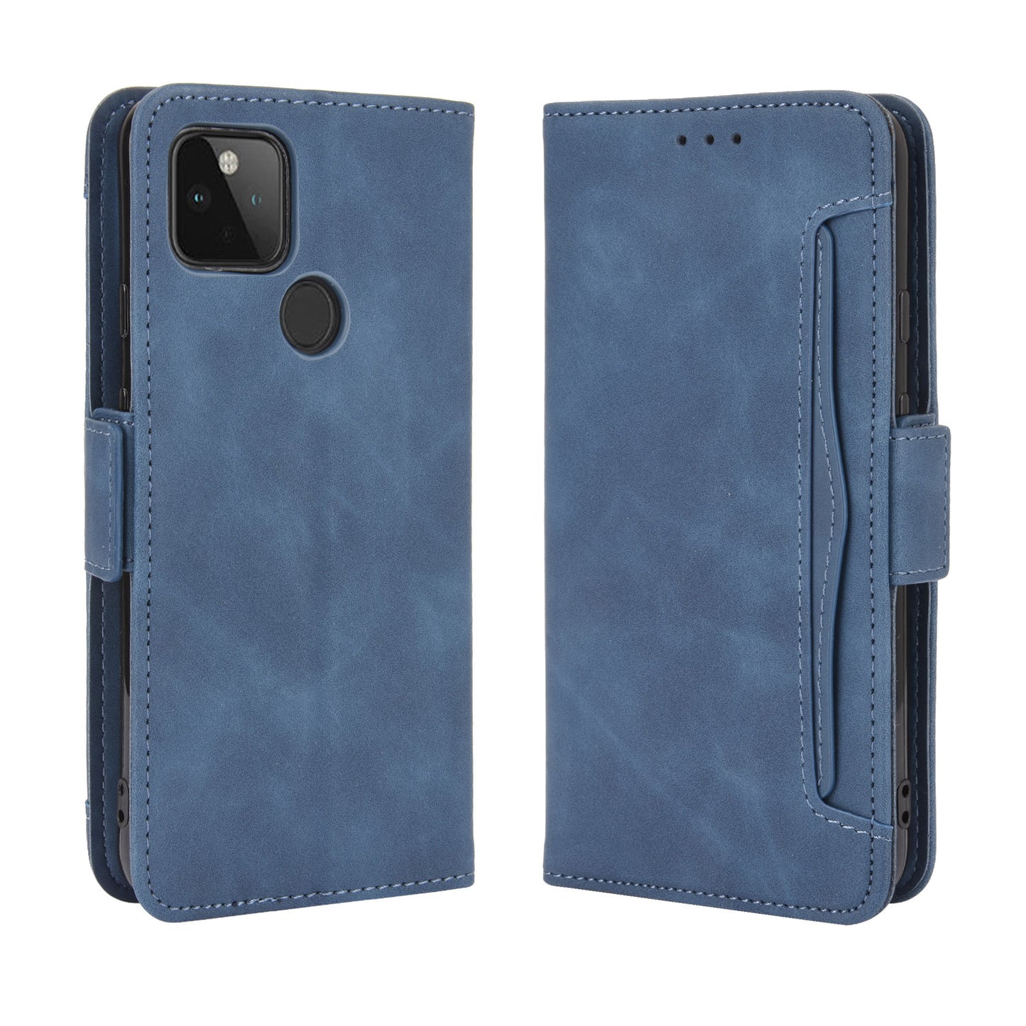 Multi-slot Leather Case Wallet Stand Cover Protector for Google Pixel 4a 5G