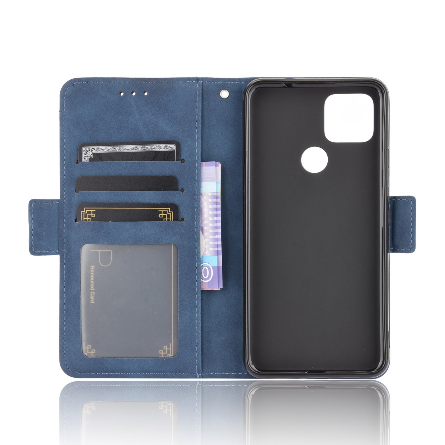 Multi-slot Leather Case Wallet Stand Cover Protector for Google Pixel 4a 5G