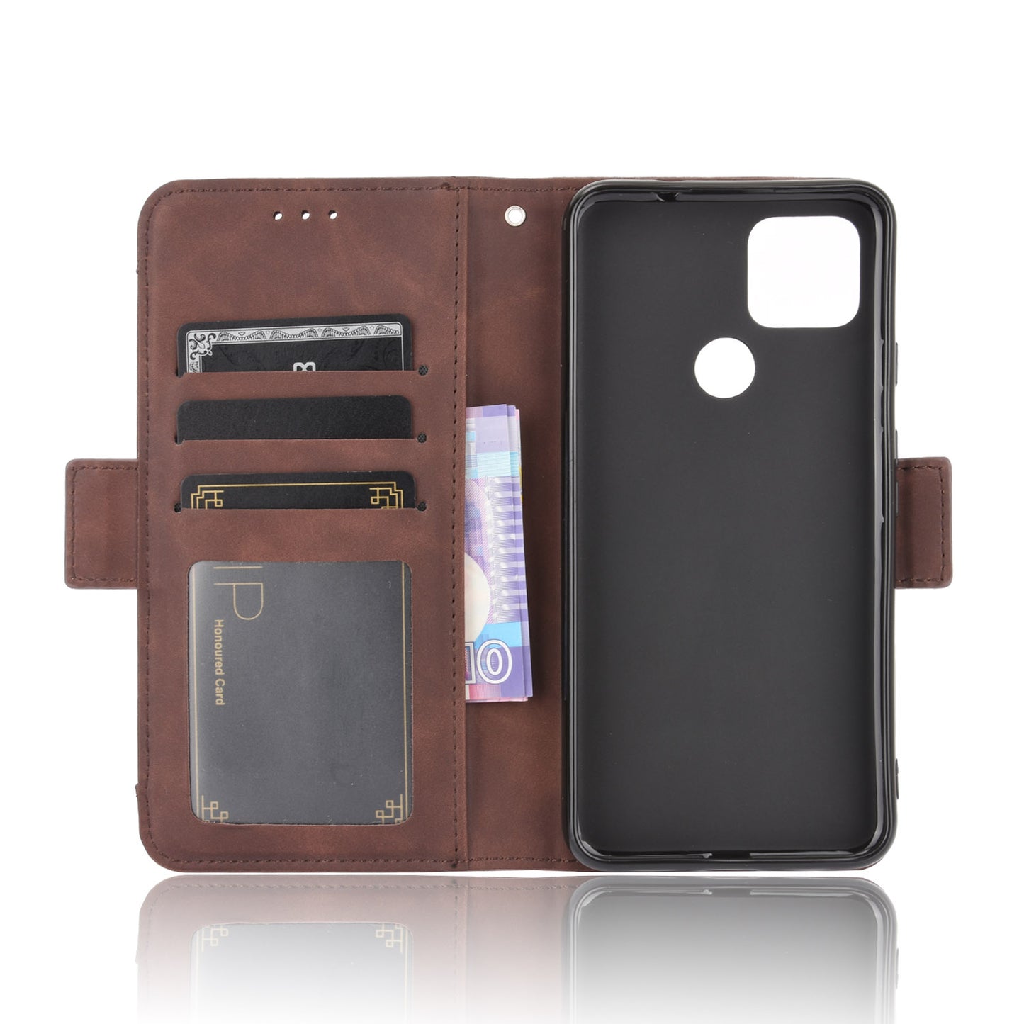 Multi-slot Leather Case Wallet Stand Cover Protector for Google Pixel 4a 5G