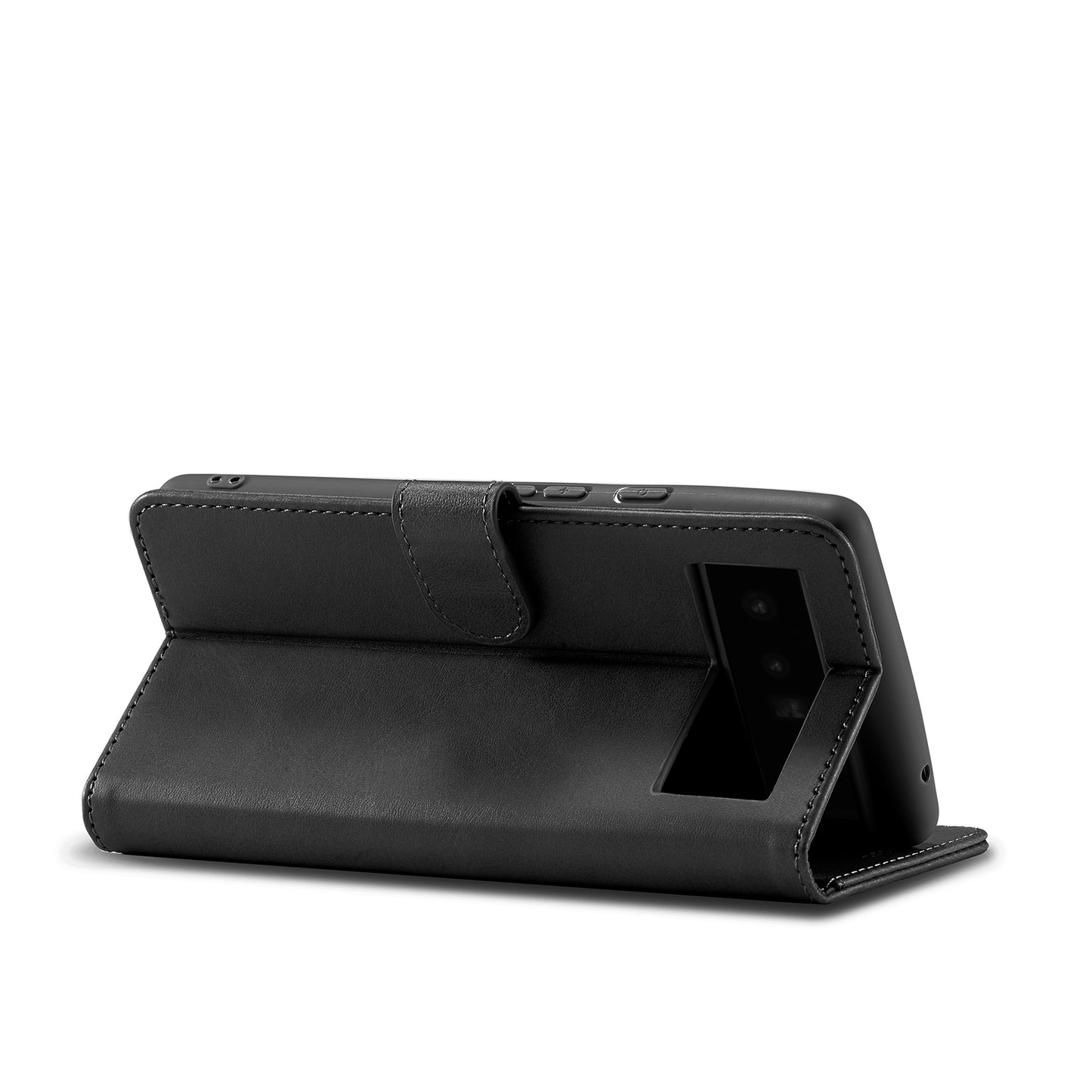 LC.IMEEKE PU Leather Wallet Stand Flip Shockproof Protective Cover for Google Pixel 6