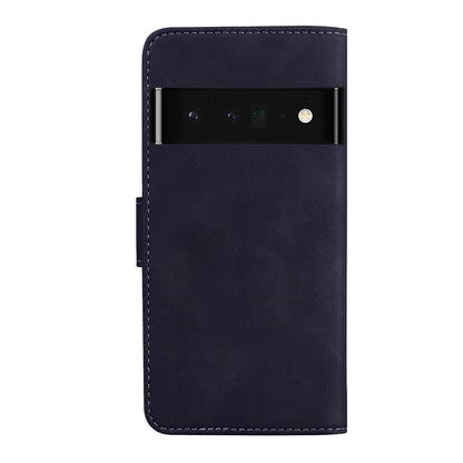 Solid Color Phone Cover Scratch-resistant Premium PU Leather Wallet Design Flip Case with Stand for Google Pixel 6 Pro