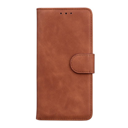 Solid Color Phone Cover Scratch-resistant Premium PU Leather Wallet Design Flip Case with Stand for Google Pixel 6 Pro