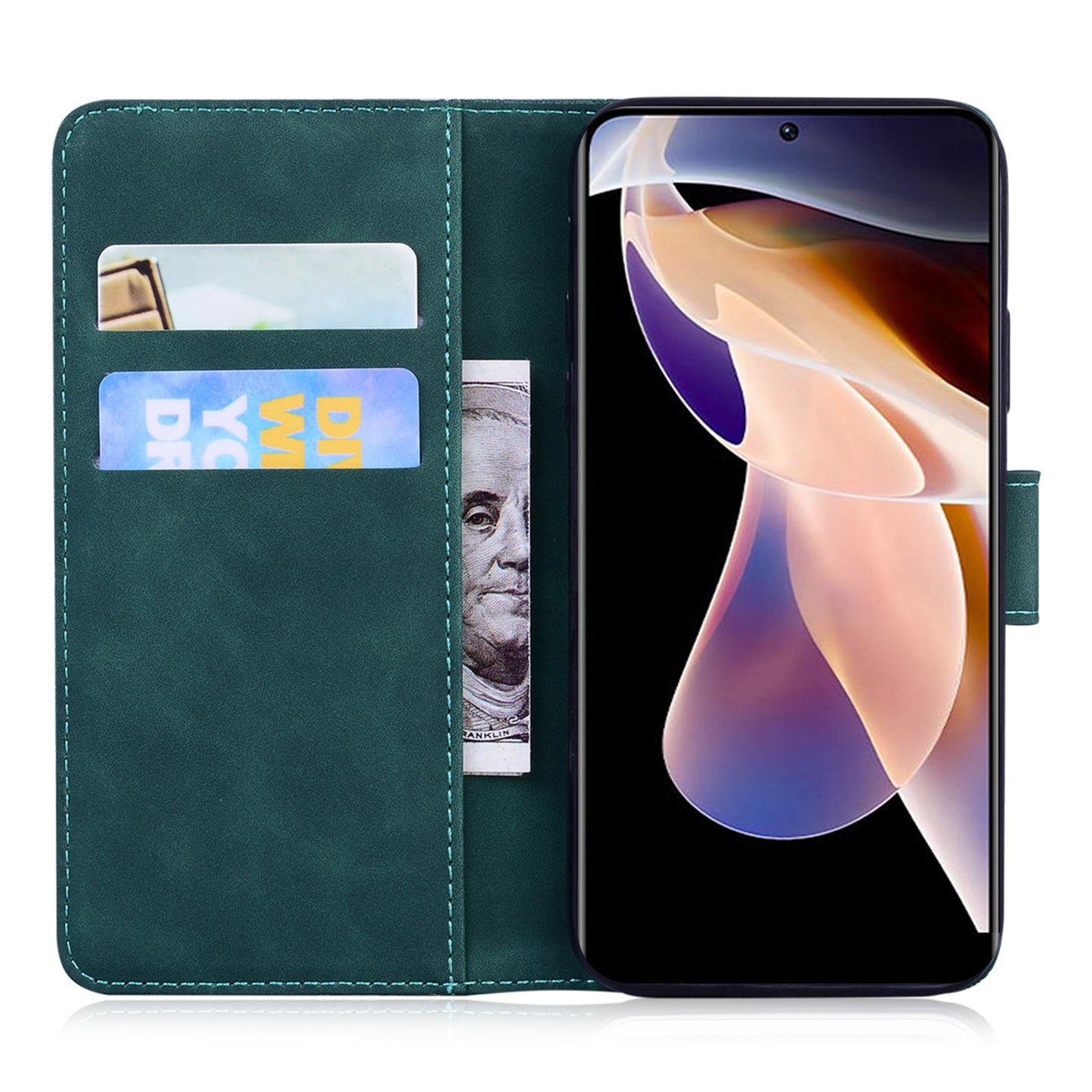 Solid Color Phone Cover Scratch-resistant Premium PU Leather Wallet Design Flip Case with Stand for Google Pixel 6 Pro