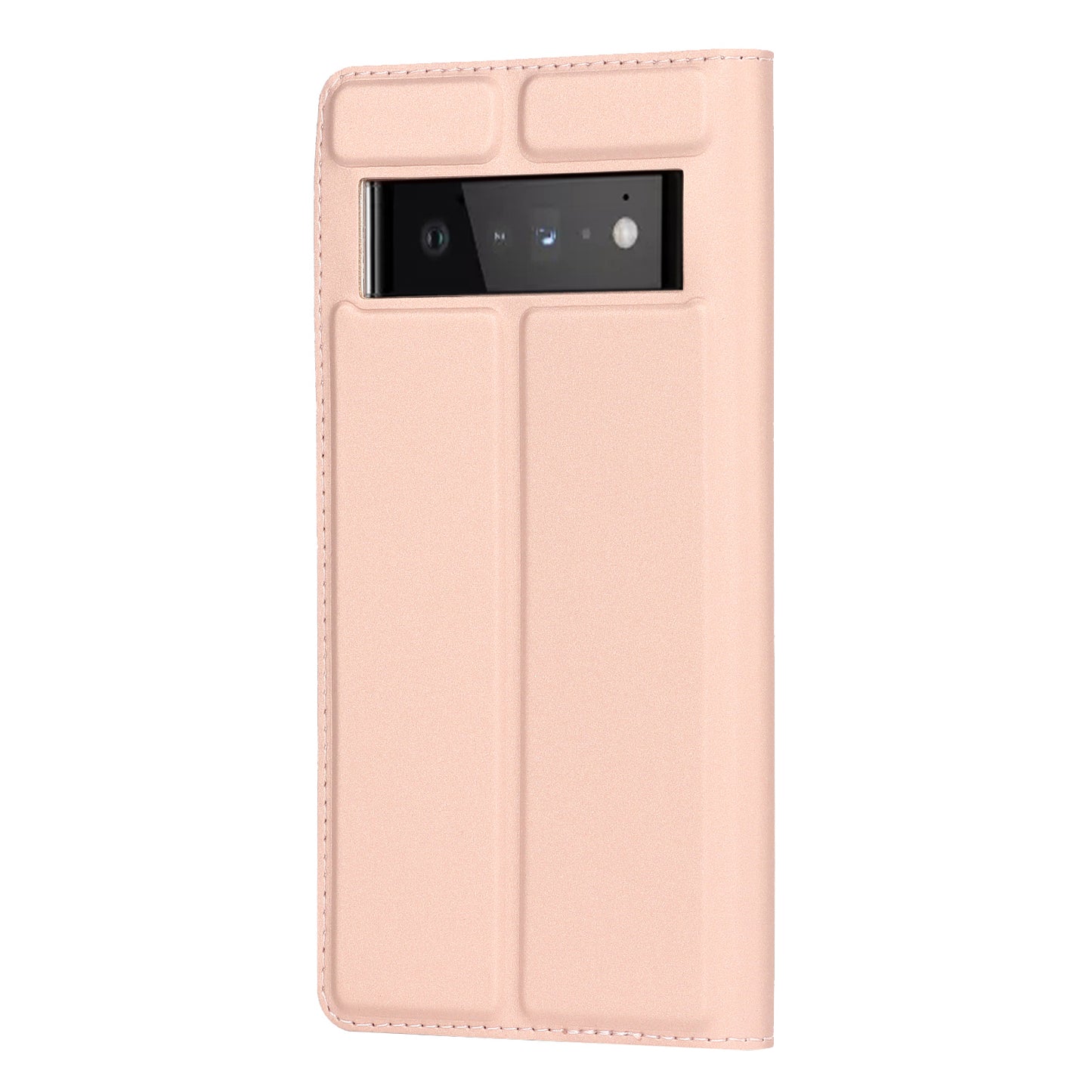 PU Leather Card Holder Design Light Slim Protective Phone Case with Stand for Google Pixel 6 Pro