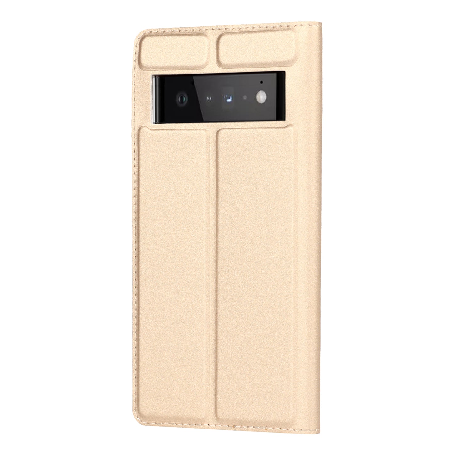 PU Leather Card Holder Design Light Slim Protective Phone Case with Stand for Google Pixel 6 Pro