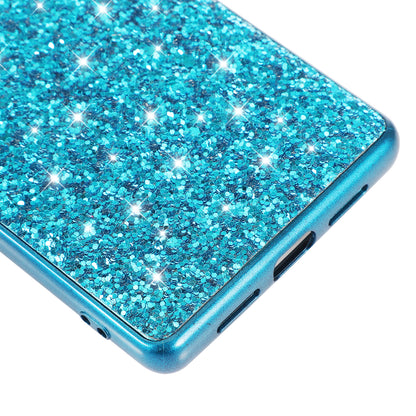 Glitter Sequins Electroplating Frame Soft TPU + Hard PC Well-protected Phone Case Cover for Google Pixel 6
