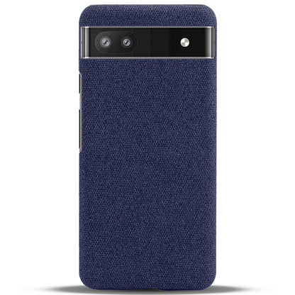 Cloth Texture Coating Shockproof Hard PC Phone Case Shell for Google Pixel 6a