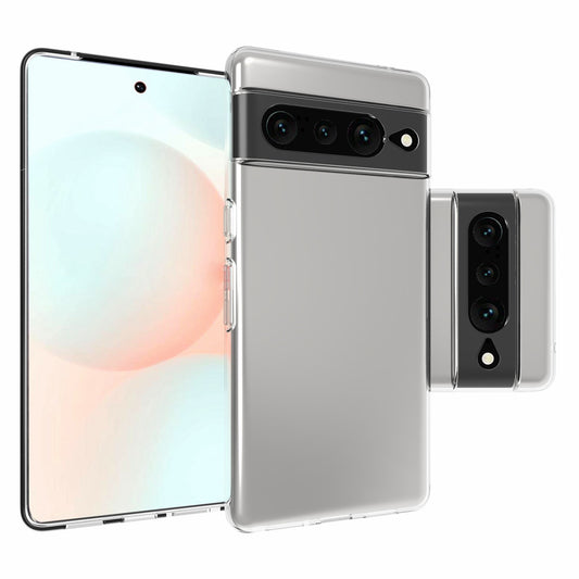 10Pcs/Pack Mobile Phone Covering for Google Pixel 7 Pro, Clear TPU Phone Case Inner Watermark-Free Phone Shell