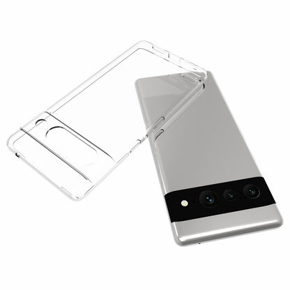 10Pcs/Pack Mobile Phone Covering for Google Pixel 7 Pro, Clear TPU Phone Case Inner Watermark-Free Phone Shell