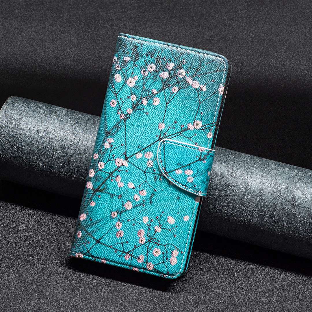 BF Pattern Printing Leather Series-1 for Google Pixel 7 PU Leather Wallet Phone Case Magnetic Clasp Imprinted Pattern Stand Protective Cover