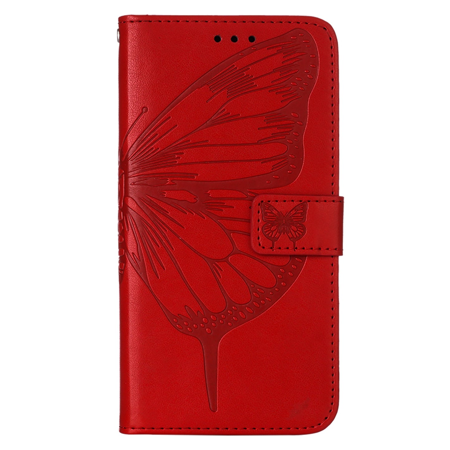 YB Imprinting Flower Series-4 for Google Pixel 7 Imprinting Butterfly Flower Case Wallet Stand Shockproof PU Leather Cover Inner TPU Shell