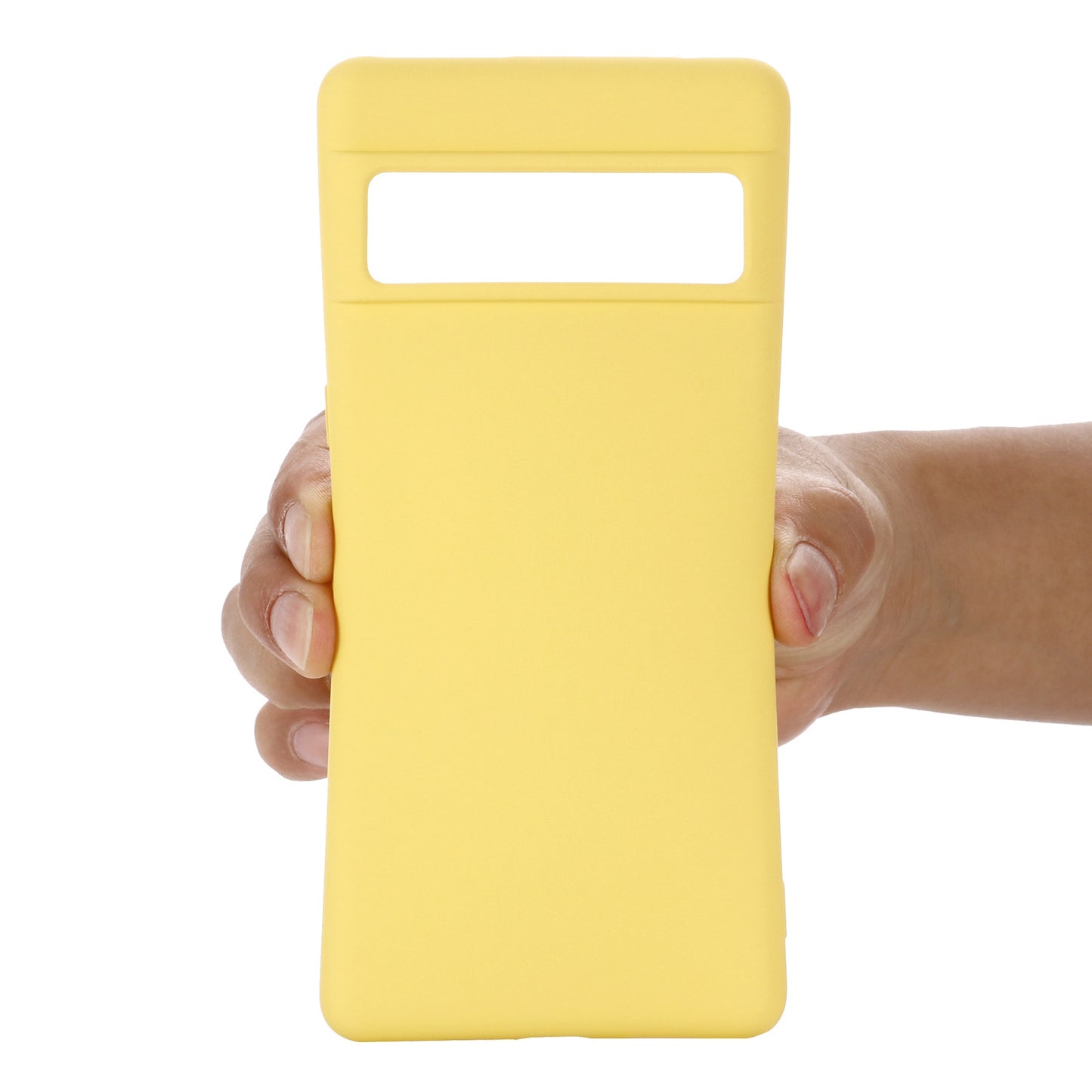 For Google Pixel 7 Pro Liquid Silicone Case Soft Microfiber Lining Shockproof Drop Protection Cover with Strap