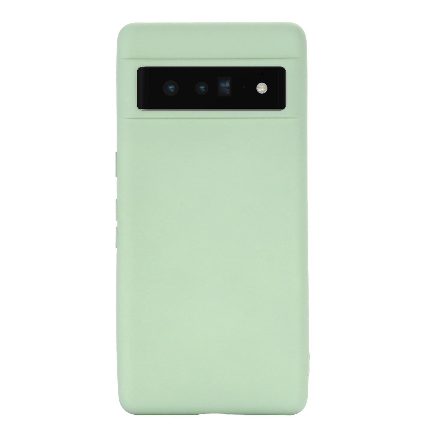 For Google Pixel 7 Pro Liquid Silicone Case Soft Microfiber Lining Shockproof Drop Protection Cover with Strap