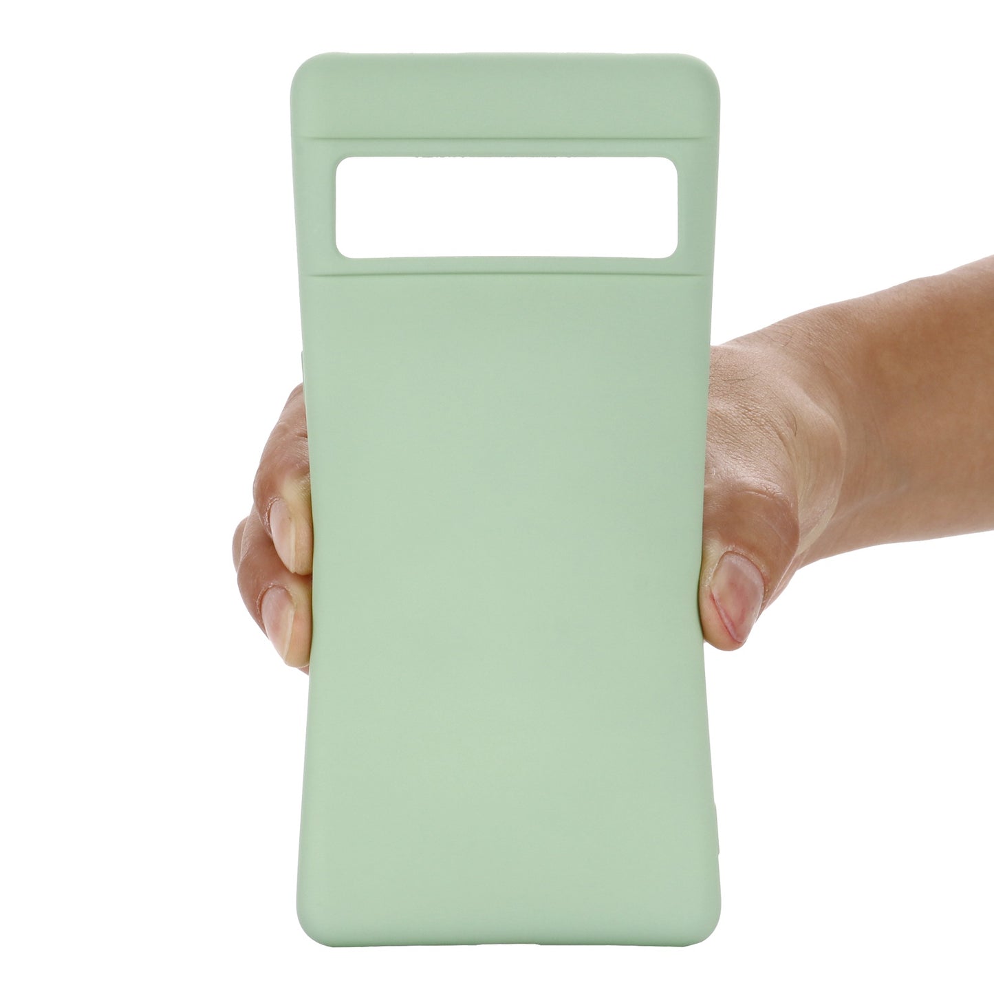 For Google Pixel 7 Pro Liquid Silicone Case Soft Microfiber Lining Shockproof Drop Protection Cover with Strap