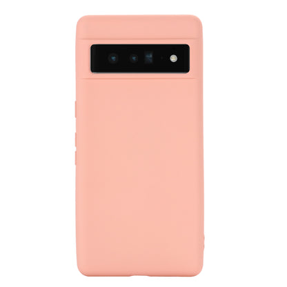 For Google Pixel 7 Liquid Silicone Case Soft Microfiber Lining Scratch-resistant Precise Cut-outs Shell with Strap