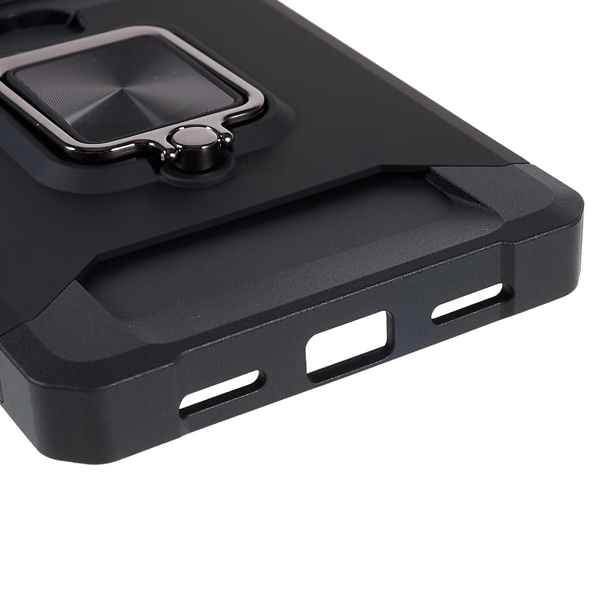 For Google Pixel 7 Pro Anti-Drop Hard PC Soft TPU Hybrid Phone Case Impact-Resistant Cellphone Cover Slide Camera Lens Protection Design Kickstand Back Cover with Card Slot