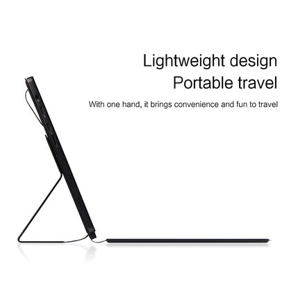 For Asus Fearless two in one 13.3 inch Magnetic Absorption Tri-fold Stand PU Leather Tablet Case Protective Cover