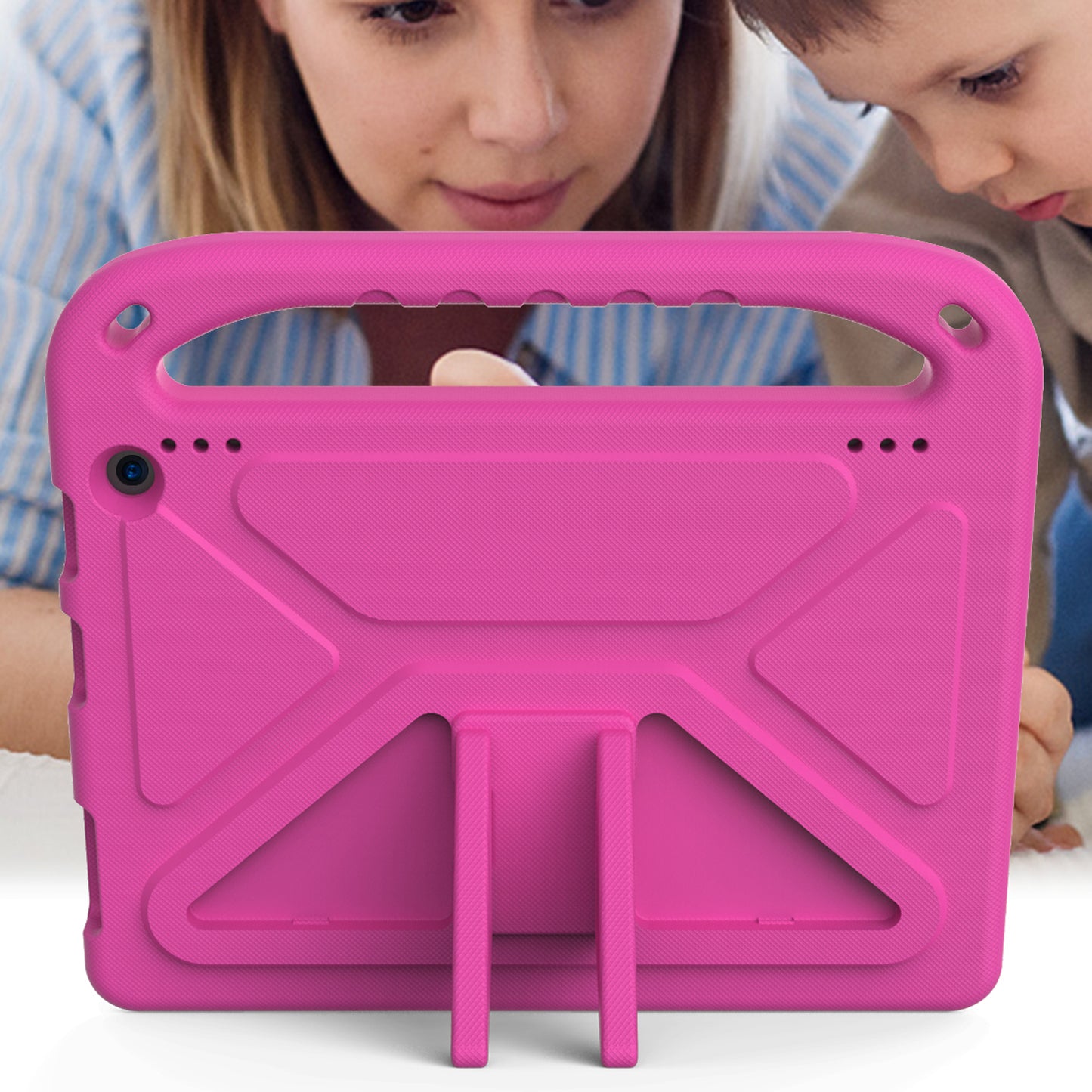 Handle Kickstand Design Hard EVA Tablet Case Cover for Amazon Fire HD 10 (2021)