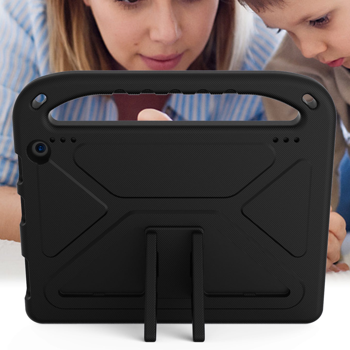 Handle Kickstand Design Hard EVA Tablet Case Cover for Amazon Fire HD 10 (2021)