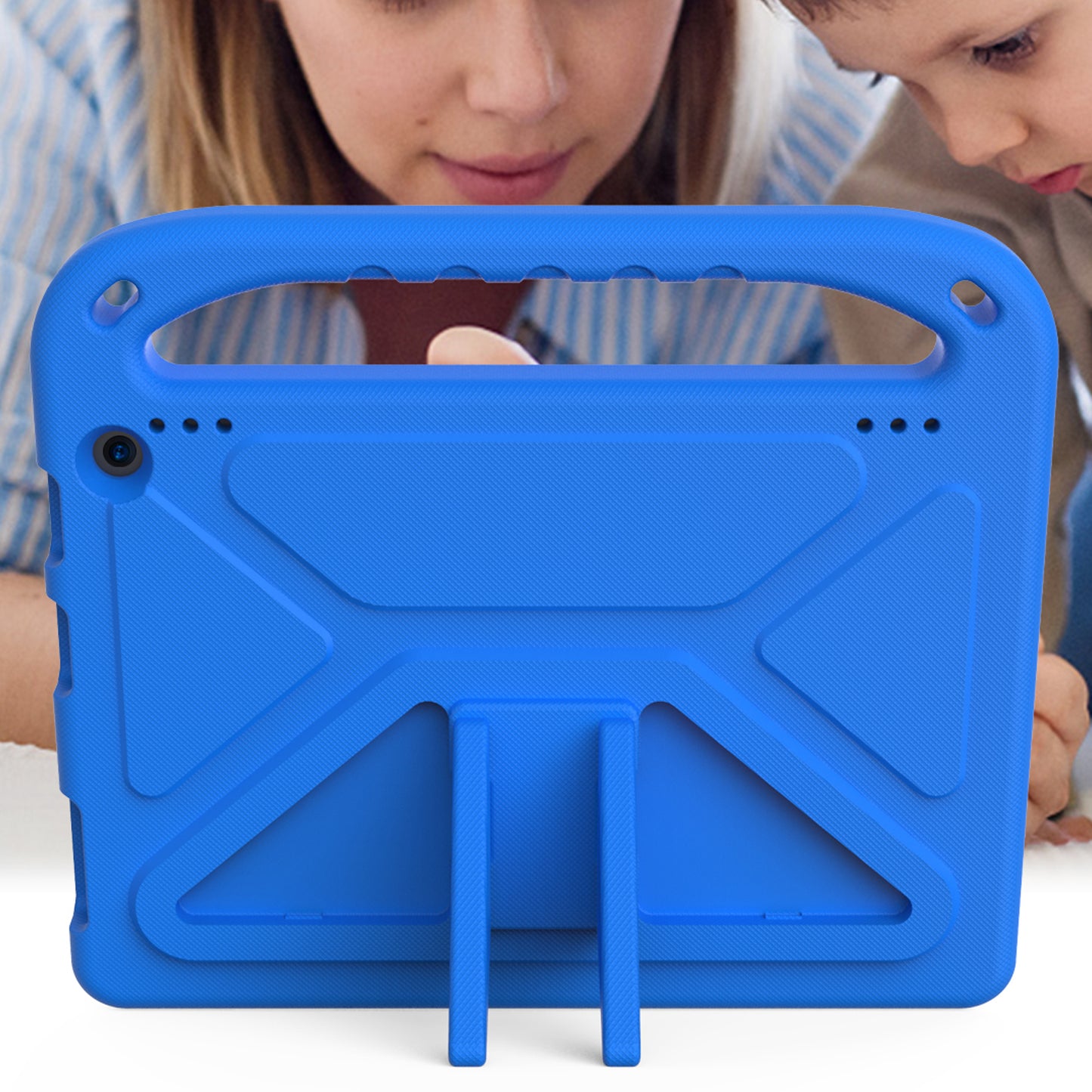 Handle Kickstand Design Hard EVA Tablet Case Cover for Amazon Fire HD 10 (2021)