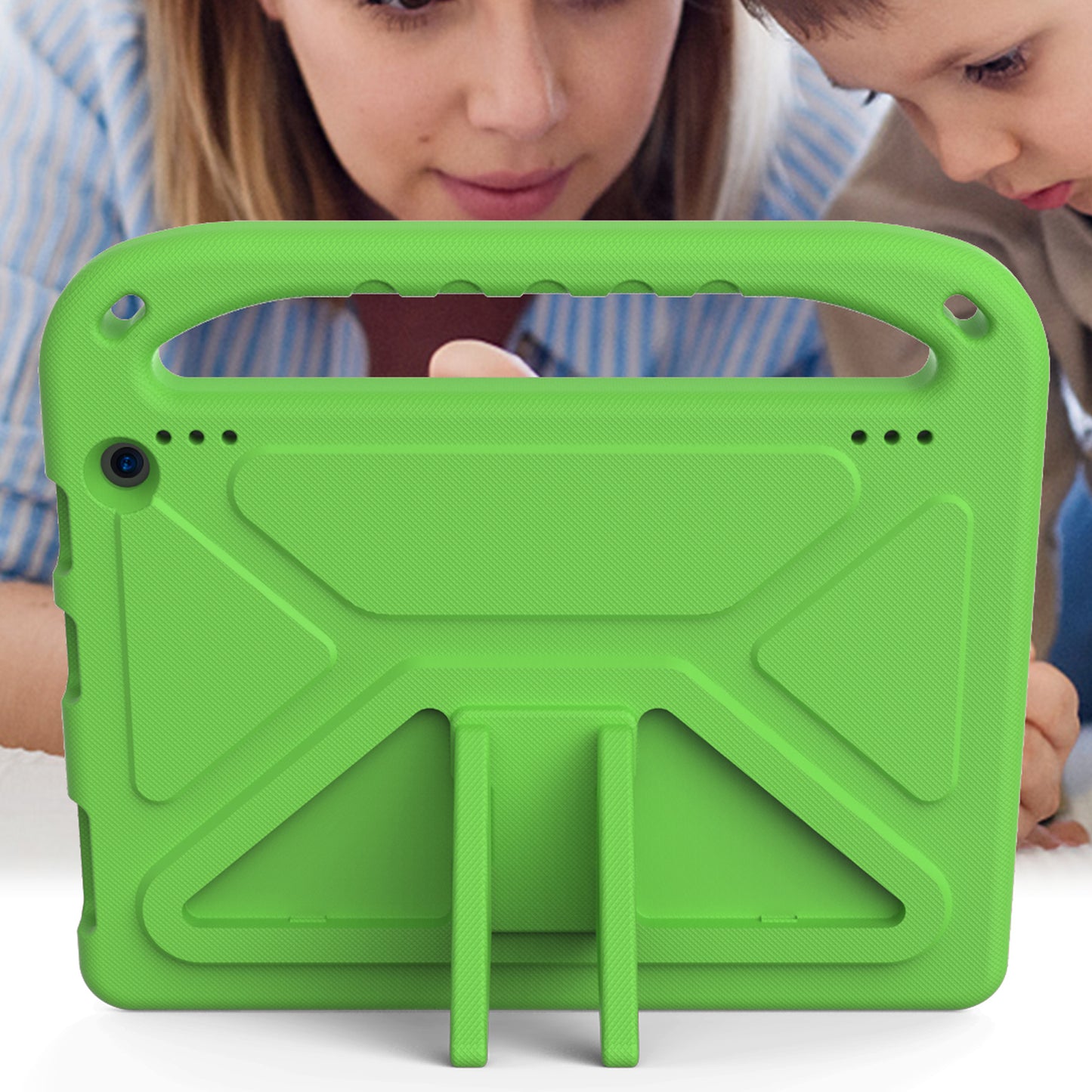 Handle Kickstand Design Hard EVA Tablet Case Cover for Amazon Fire HD 10 (2021)