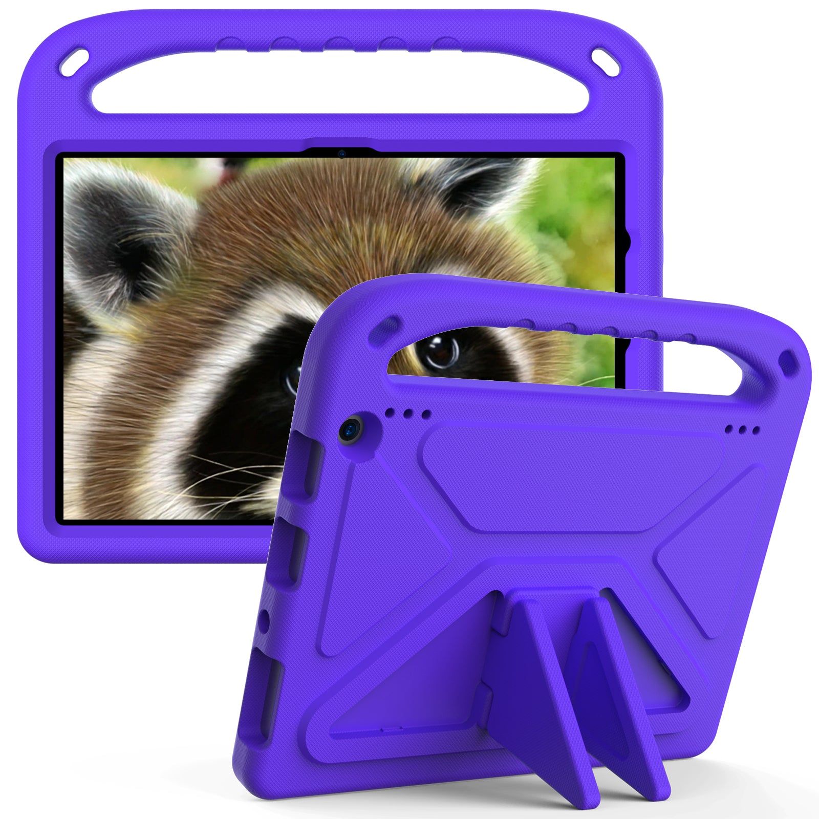 Handle Kickstand Design Hard EVA Tablet Case Cover for Amazon Fire HD 10 (2021)