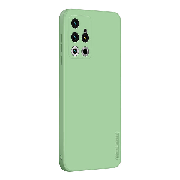 PINWUYO Silicone Case for Meizu 18 Pro / 18S Pro, Anti-Scratch Fiber Flocking Shockproof Precise Cutouts Phone Cover
