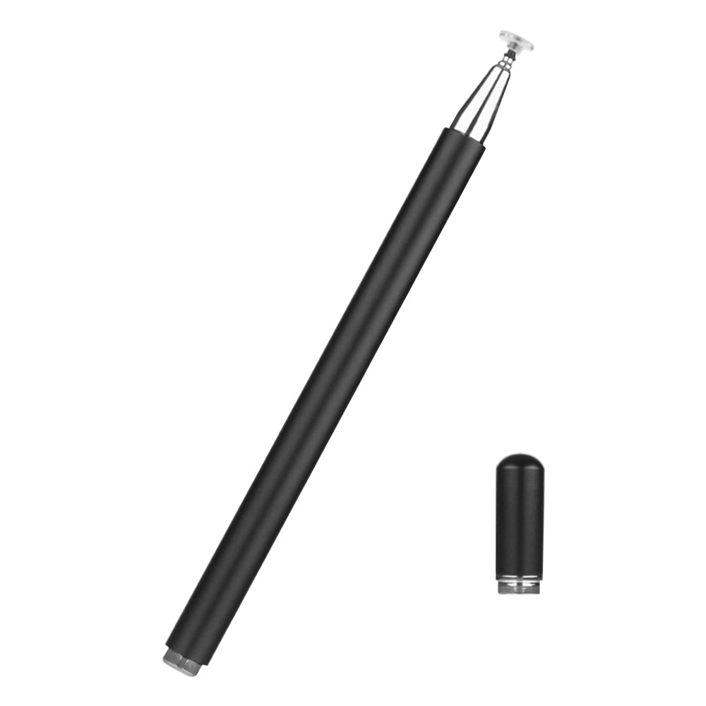 JD01 Universal Tablet Smartphone Capacitive Stylus Pen Magnetic Adsorption Cap Drawing Writing Stylus Pen with Spare Round Disk Pen Tip