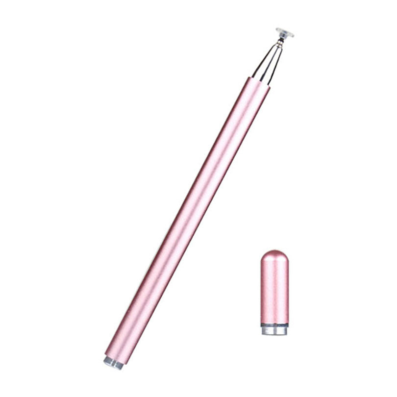JD01 Universal Tablet Smartphone Capacitive Stylus Pen Magnetic Adsorption Cap Drawing Writing Stylus Pen with Spare Round Disk Pen Tip