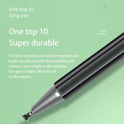 JB06 2 in 1 Nano Conductive Cloth Head + Disc Stylus Magnetic Adsorption Passive Touch Screen Pen for Cell Phone Tablet