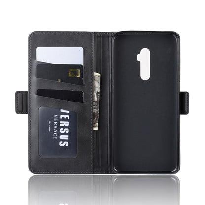 Magnetic Double Clasp Flip Leather Wallet Stand Phone Case for OPPO Reno 10x Zoom