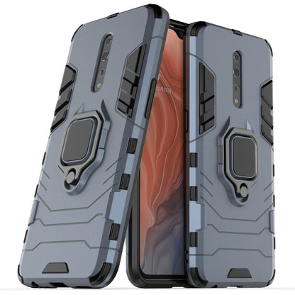 Cool Guard Ring Holder Kickstand PC+TPU Phone Cover for Oppo Reno Z