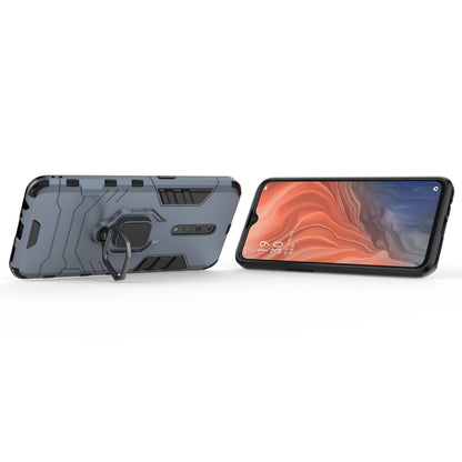 Cool Guard Ring Holder Kickstand PC+TPU Phone Cover for Oppo Reno Z