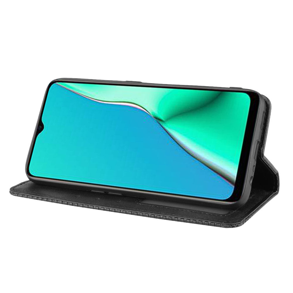 Retro Style PU Leather Stand Wallet Case for OPPO A9 2020/A5 2020/A11/A11X