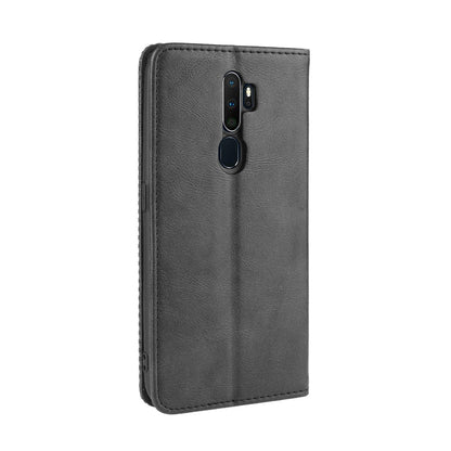 Retro Style PU Leather Stand Wallet Case for OPPO A9 2020/A5 2020/A11/A11X