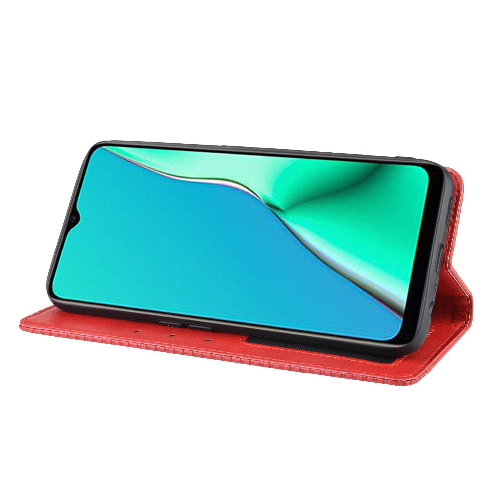 Retro Style PU Leather Stand Wallet Case for OPPO A9 2020/A5 2020/A11/A11X
