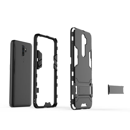 2-in-1 Plastic + TPU Combo Shell with Kickstand for OPPO A9 (2020)/A11x