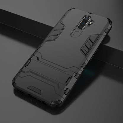 2-in-1 Plastic + TPU Combo Shell with Kickstand for OPPO A9 (2020)/A11x
