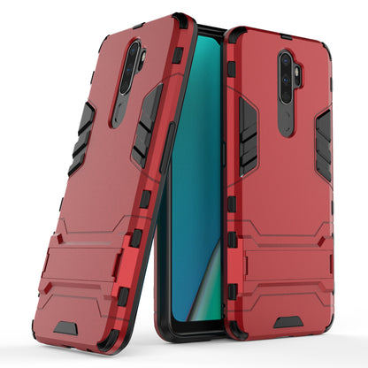 2-in-1 Plastic + TPU Combo Shell with Kickstand for OPPO A9 (2020)/A11x