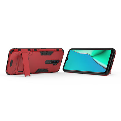 2-in-1 Plastic + TPU Combo Shell with Kickstand for OPPO A9 (2020)/A11x