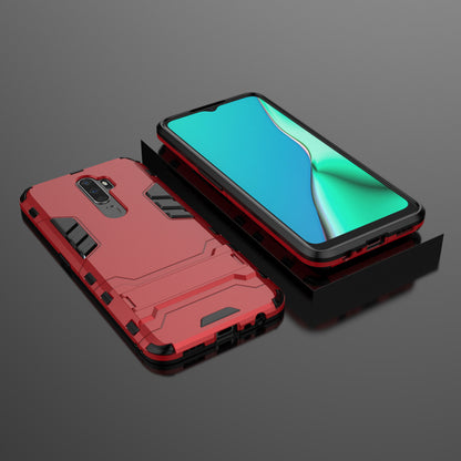 2-in-1 Plastic + TPU Combo Shell with Kickstand for OPPO A9 (2020)/A11x