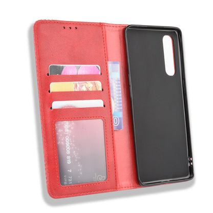 Vintage Style Leather Wallet Case with Stand for Oppo Reno3 Pro 5G